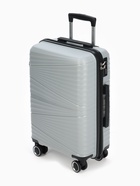 УЦЕНКА Чемодан 20", PP, 38×21×56, отд на молнии, код замок, 4 колеса, св. серый - Фото 10