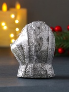 Свеча декоративная «Варежка», лак серебро - Фото 6