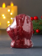 Свеча декоративная «Варежка», лак красный - Фото 6