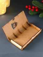 Купюрница подарочная «Новый год с шишками», конверт для денег, 18×2.4×8 см - Фото 5