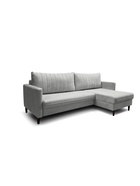 Диван УГЛОВОЙ "СТРАЙП" Ткань Вивальди 14 светло-серый  (артикул 10901811)  большой выбор товаров оптом и в розницу по низким ценам с доставкой