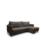 Диван УГЛОВОЙ "СТРАЙП" Ткань Вивальди 8 шоколад  (артикул 10901814)  большой выбор товаров оптом и в розницу по низким ценам с доставкой