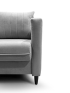 Диван УГЛОВОЙ "СТРАЙП" Ткань Вивальди 8 шоколад  (артикул 10901814)  большой выбор товаров оптом и в розницу по низким ценам с доставкой