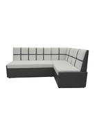 Кухонный угол "ПРИЗМА РЕМНИ" Ткань Вивальди 14 светло-серый/Вивальди 34 графит  (артикул 10901826)  большой выбор товаров оптом и в розницу по низким ценам с доставкой