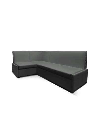 Кухонный угол «Призма Ровная», ткань вивальди 34, цвет графит