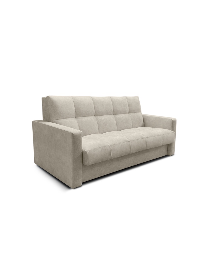 Диван прямой «РЭЙ КЛЕТКА 1800», ткань вивальди 3, цвет бежевый - Фото 1