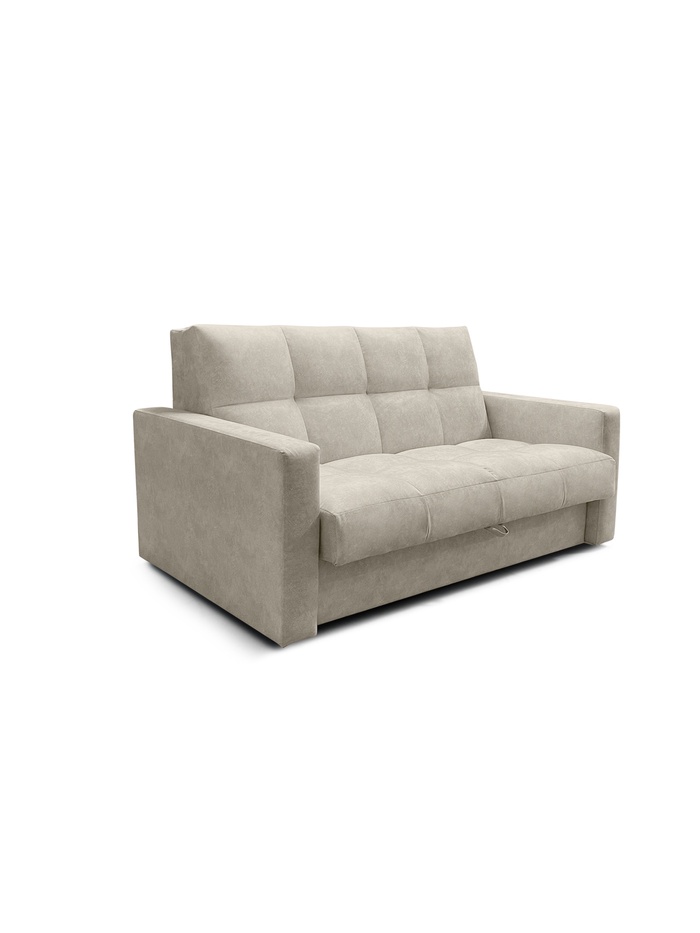 Диван прямой «РЭЙ КЛЕТКА 1600», ткань вивальди 3, цвет бежевый - Фото 1