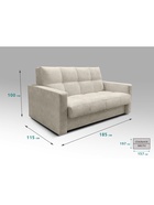 Диван "РЭЙ КЛЕТКА 1600" Ткань Вивальди 3 бежевый 10901835