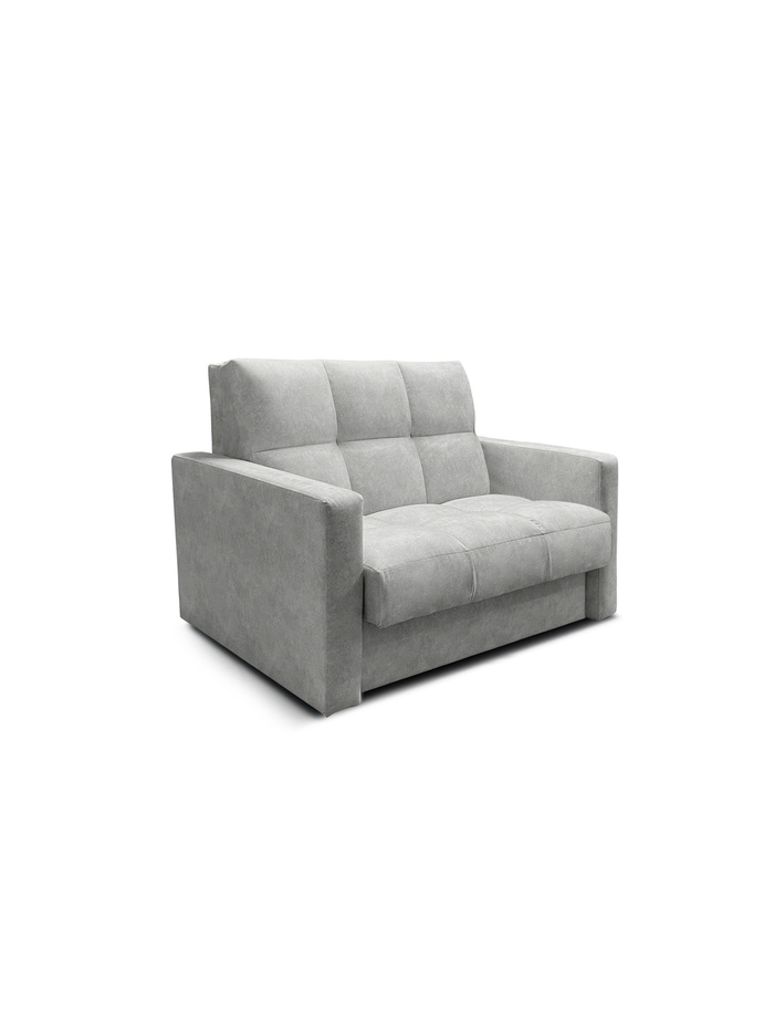 Диван прямой «РЭЙ КЛЕТК 1200», ткань вивальди 14, цвет светло–серый - Фото 1