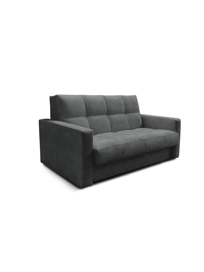 Диван прямой «РЭЙ КЛЕТКА 1600», ткань вивальди 34, цвет графит - Фото 1