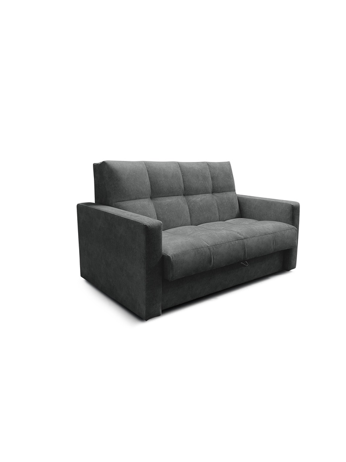 Диван прямой «РЭЙ КЛЕТКА 1400», ткань вивальди 34, цвет графит - Фото 1