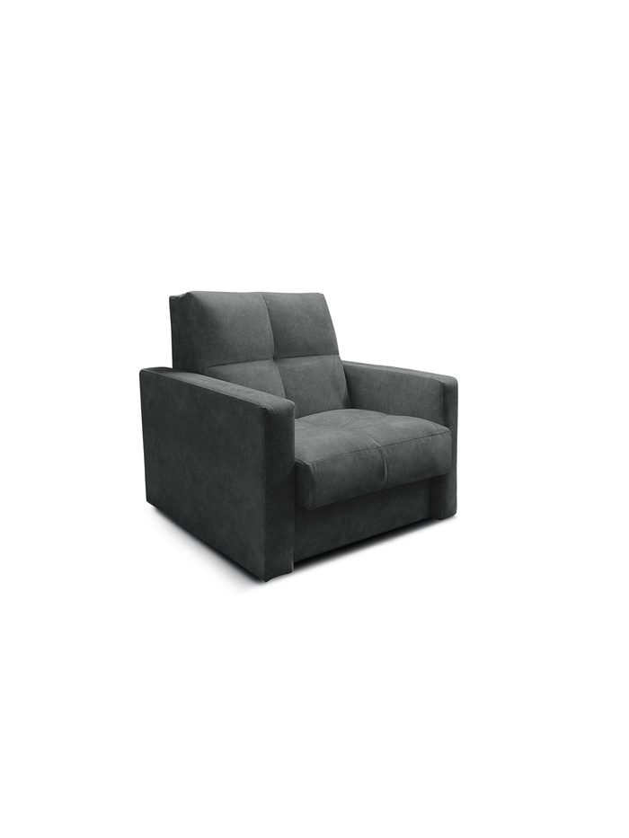 Диван прямой «РЭЙ КЛЕТКА 700», ткань вивальди 34, цвет графит - Фото 1