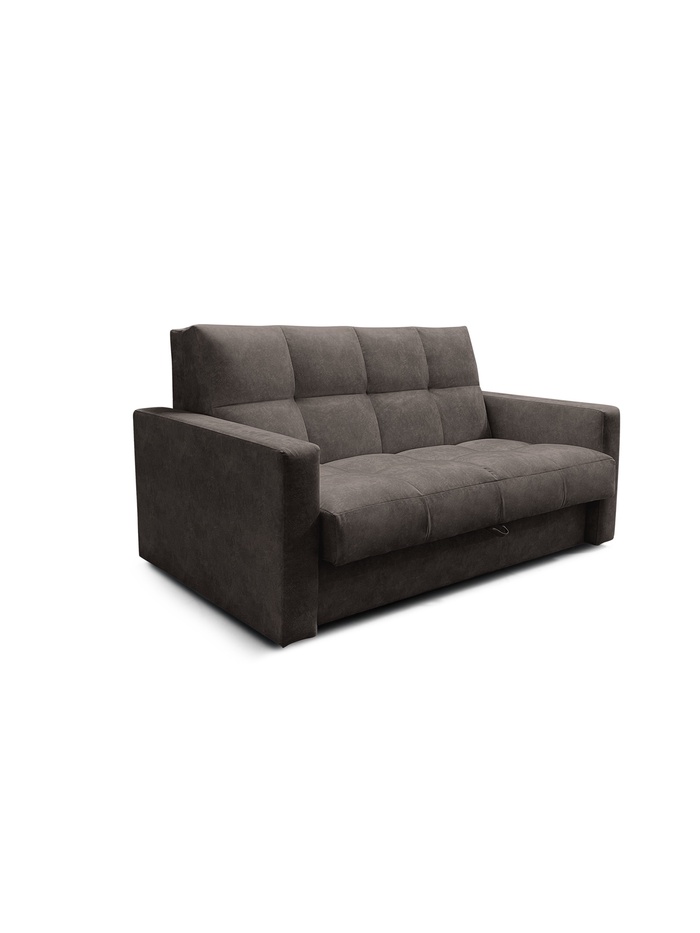 Диван прямой «РЭЙ КЛЕТКА 1600», ткань вивальди 8, цвет шоколад - Фото 1