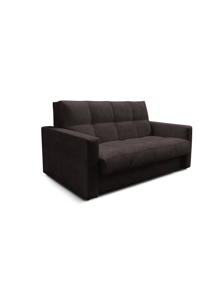 Диван прямой «РЭЙ КЛЕТКА 1600», ткань вивальди 10, цвет кофе - Фото 1