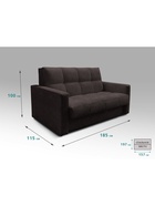 Диван "РЭЙ КЛЕТКА 1400" Ткань Вивальди 10 кофе 10901867