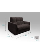 Диван "РЭЙ КЛЕТК 1200" Ткань Вивальди 10 кофе 10901868