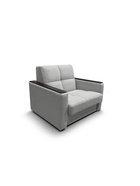 Диван "РЭЙ КЛЕТКА 900" с МДФ Ткань Вивальди 14 светло-серый 10901885