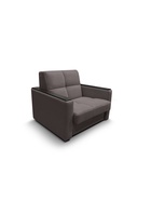 Диван "РЭЙ КЛЕТКА 900" с МДФ Ткань Вивальди 8 шоколад 10901901