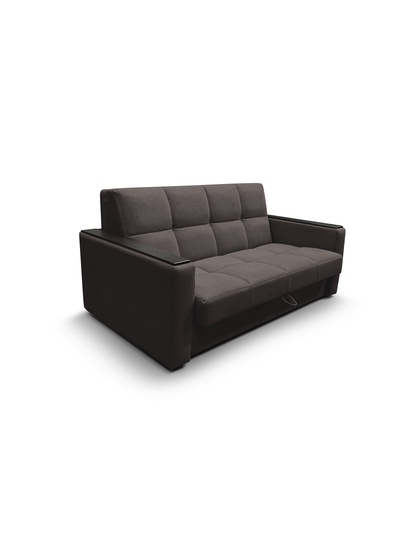 Диван прямой «РЭЙ КЛЕТКА 1600», с МДФ, ткань вивальди 10, цвет кофе