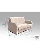 Диван "РЭЙ 1400" Ткань Вивальди 3 бежевый 10901929