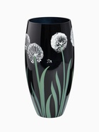 Ваза «Букет одуванчиков», h=30 см, d=15 см, стекло, чёрная - фото 52333542