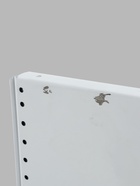 УЦЕНКА Полка для стеллажа, 50×125 см, перфорированная, шаг 2.5 см, цвет белый - Фото 3