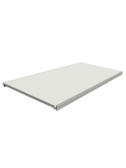 УЦЕНКА Полка для стеллажа, 50*125 см, перфорированная, шаг 2.5 см, цвет белый - Фото 4