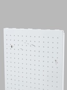 УЦЕНКА Панель для стеллажа, 35*100 см, перфорированная, шаг 2,5 см, цвет белый - Фото 4