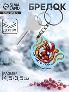 Брелок для ключей на кольце «Лошадь. Счастье в дом», 4.5×3.5 см - Фото 1