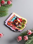 Магнит на холодильник «Лошадка. Волшебного года», 7×6.5 см - Фото 3