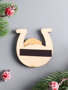 Магнит на холодильник 3D «Конь новогодний. Успехов», 6×6.5 см 10902985