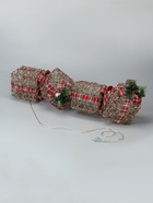 УЦЕНКА Фигура светодиодная "Плетеные кубы с бусинами", 15.5x15.5x80 см, 40 LED, 220V, Т/БЕЛЫЙ 960910 - Фото 3