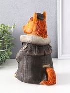 Копилка для денег «Конь в пальто», гипс, 24×12.5×16.5 см, бронзовый твид 10894142 - фото 16985828
