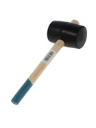 УЦЕНКА Киянка ТУНДРА, деревянная рукоятка, черная резина, 900 г - Фото 4