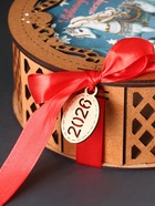 Деревянная шкатулка подарочная «Новогоднего настроения», упаковка, 18.5×19.5×7.5 см - Фото 5