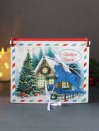 Деревянная шкатулка подарочная «С Новым Годом», упаковка с фигуркой, 24×20×9 см - Фото 5