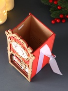 Деревянная шкатулка подарочная «Лошадка 2026», упаковка с фигуркой, 12×10×27, красный - Фото 6