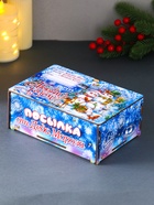 Новогодняя шкатулка подарочная «Снеговики», для подарков, самосборная, 20×13.6×8 см - Фото 4