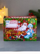 Новогодняя шкатулка подарочная «Красный Новый год», для подарков, самосборная, 20×13.6×8 см - Фото 5