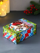 Новогодняя шкатулка подарочная «Дед Мороз и лошадь», для подарков, самосборная, 20×13.6×8 см - Фото 2