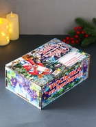 Новогодняя шкатулка подарочная «Дед Мороз и зайка», для подарков, самосборная, 28×19.5×11 см - Фото 3