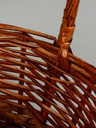 Корзина плетёная для хранения, ива, круглая, коричневая, набор 3 шт. - Фото 5