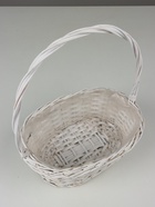 Корзина плетёная Decatur, ива, белый - Фото 3