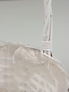 Корзина плетёная Decatur, ива, белый - Фото 4