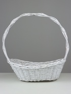 Корзина плетёная Eloy, ива, белый - фото 52333872