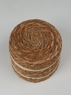 Корзина плетёная Evansville, рогоз, полосатая - фото 52333883