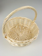 Корзина плетёная для хранения, ива, круглая, светлая, набор 3 шт. - Фото 3