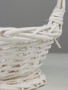 Корзина плетёная для хранения Fresno, ива, овальная, белая, набор 3 шт. - Фото 6