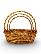 Корзина плетёная для хранения Garden, ива, овальная, цвет натуральный, набор 3 шт. - Фото 9