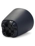 Горшок для цветов «Гранд», 2 л, d=14.5 см, h=15 см, пластиковый, с прикорневым поливом, чёрный - фото 809282853